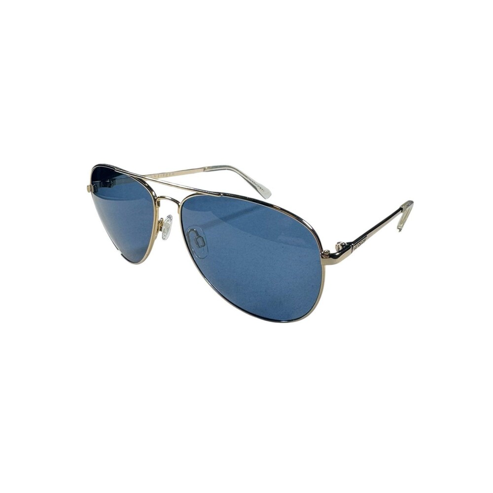 Von Zipper Gold Aviator Sunglasses VZ FARVA Frame w/ Blue Lenses VTG